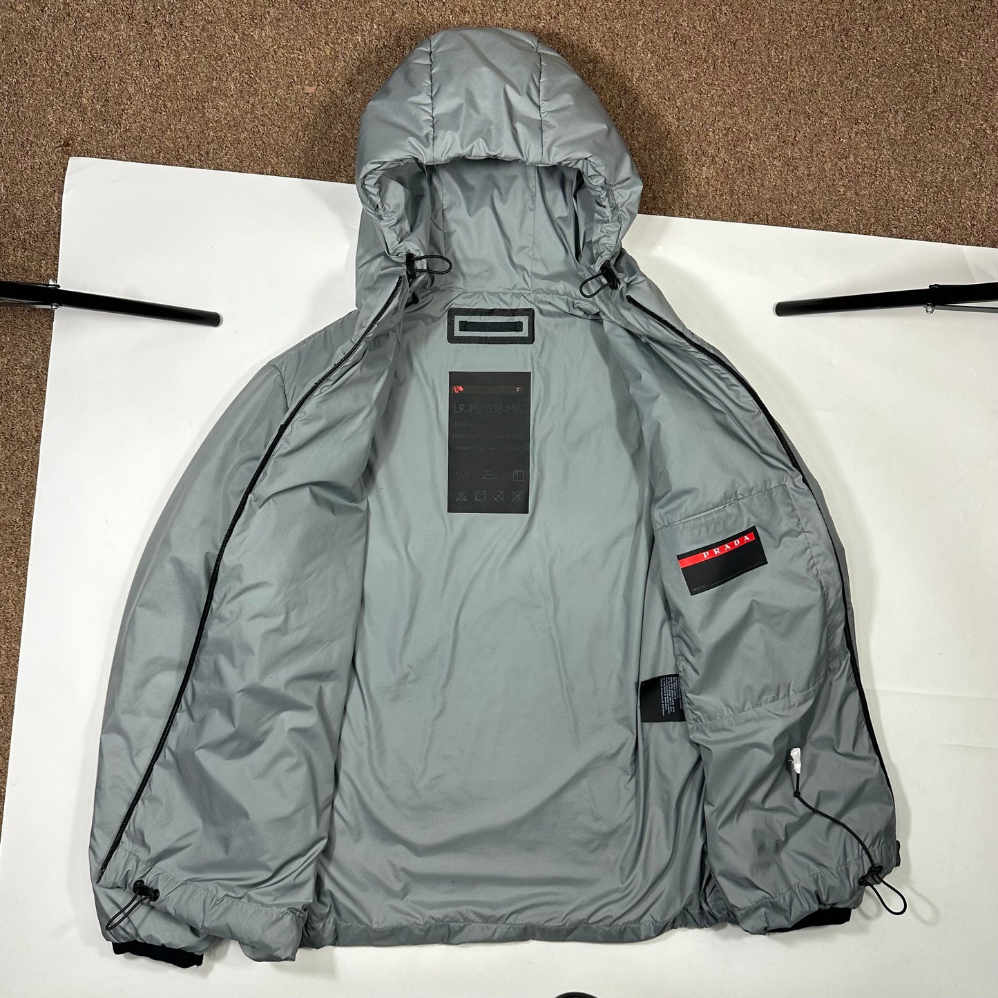 Prada 2021 Linea Rossa Graphene Padded Puffer Jacket - L