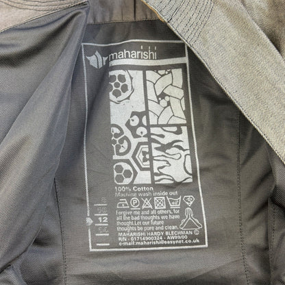 AW99/00 Maharishi Asymmetric Kimono Jacket (S) | Small, Black