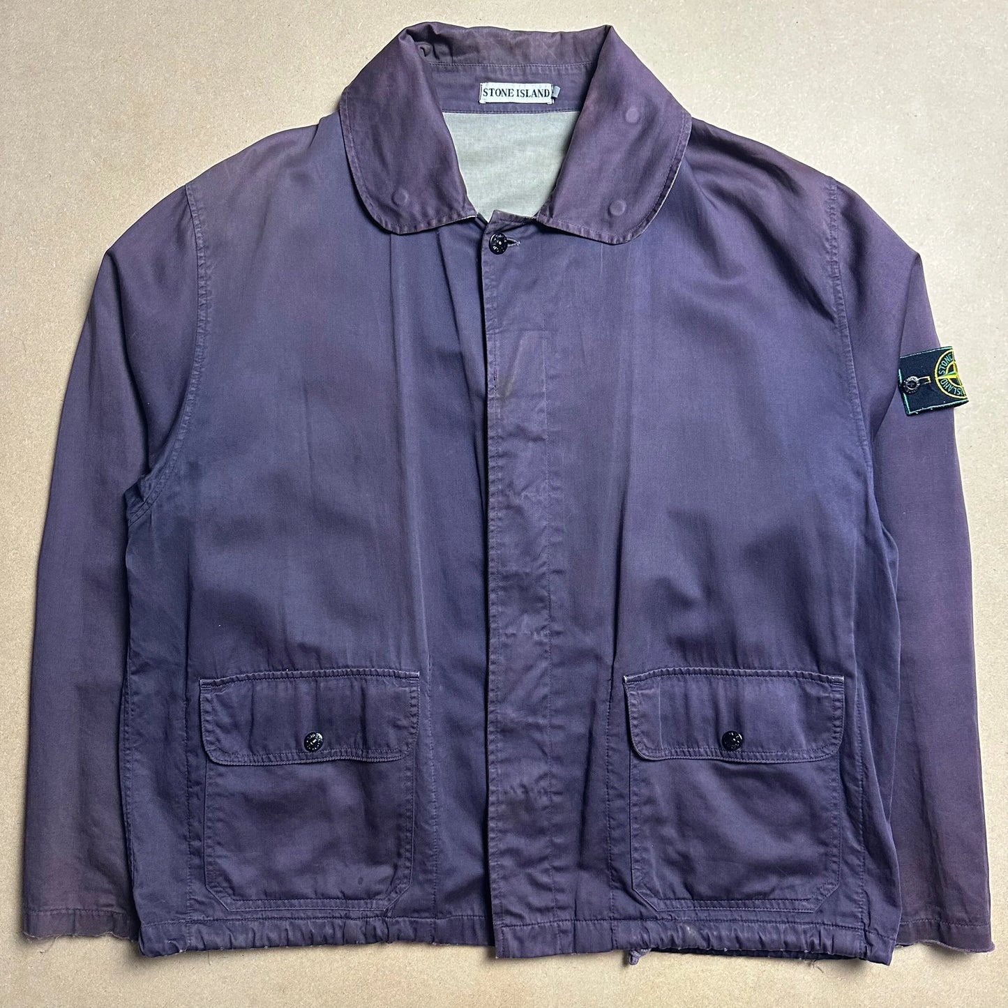 S/S 1993 Midnight Blue Raso Gommato Life Safer Blouson Jacket