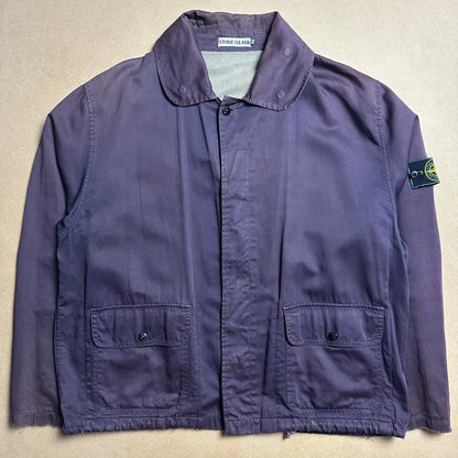 S/S 1993 Midnight Blue Raso Gommato Life Safer Blouson Jacket