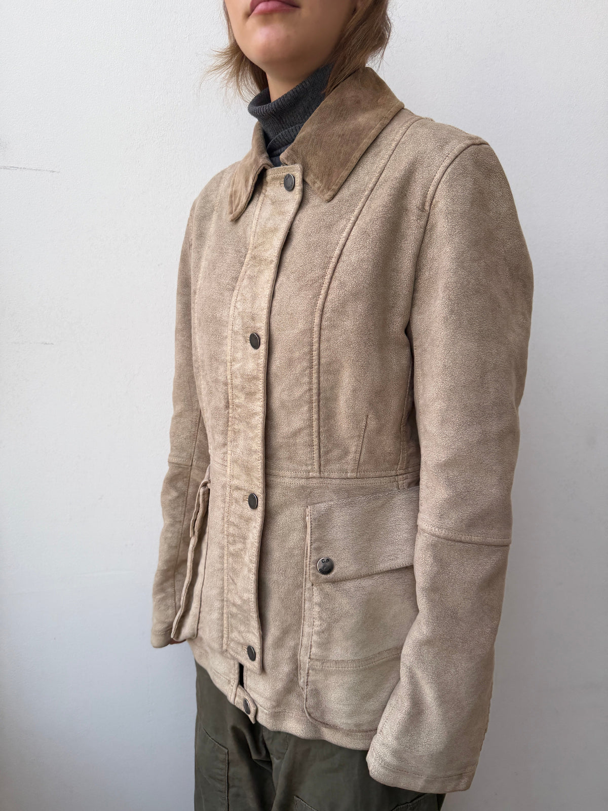 C.P. Company AW03 Moleskin Spalmatura Jacket | 44, Beige