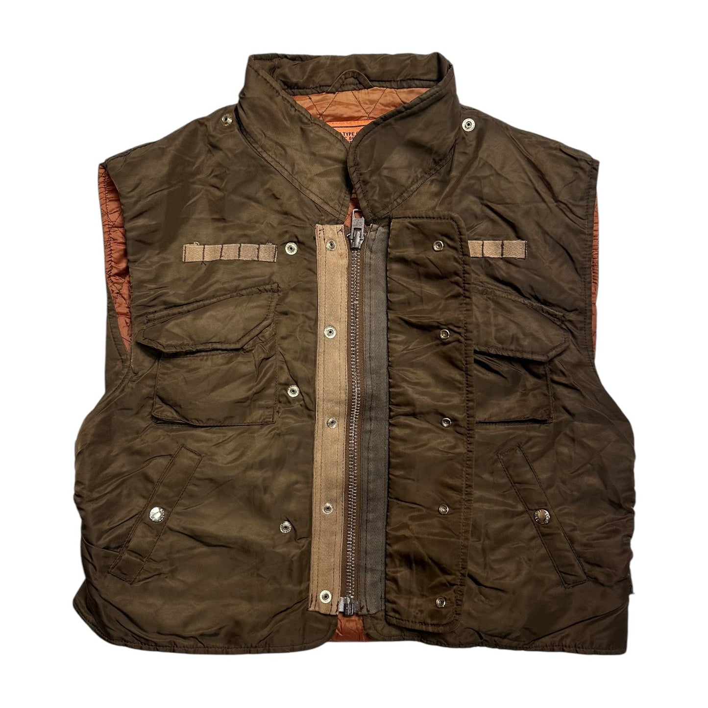 Schott NYC Brown Flight Gilet