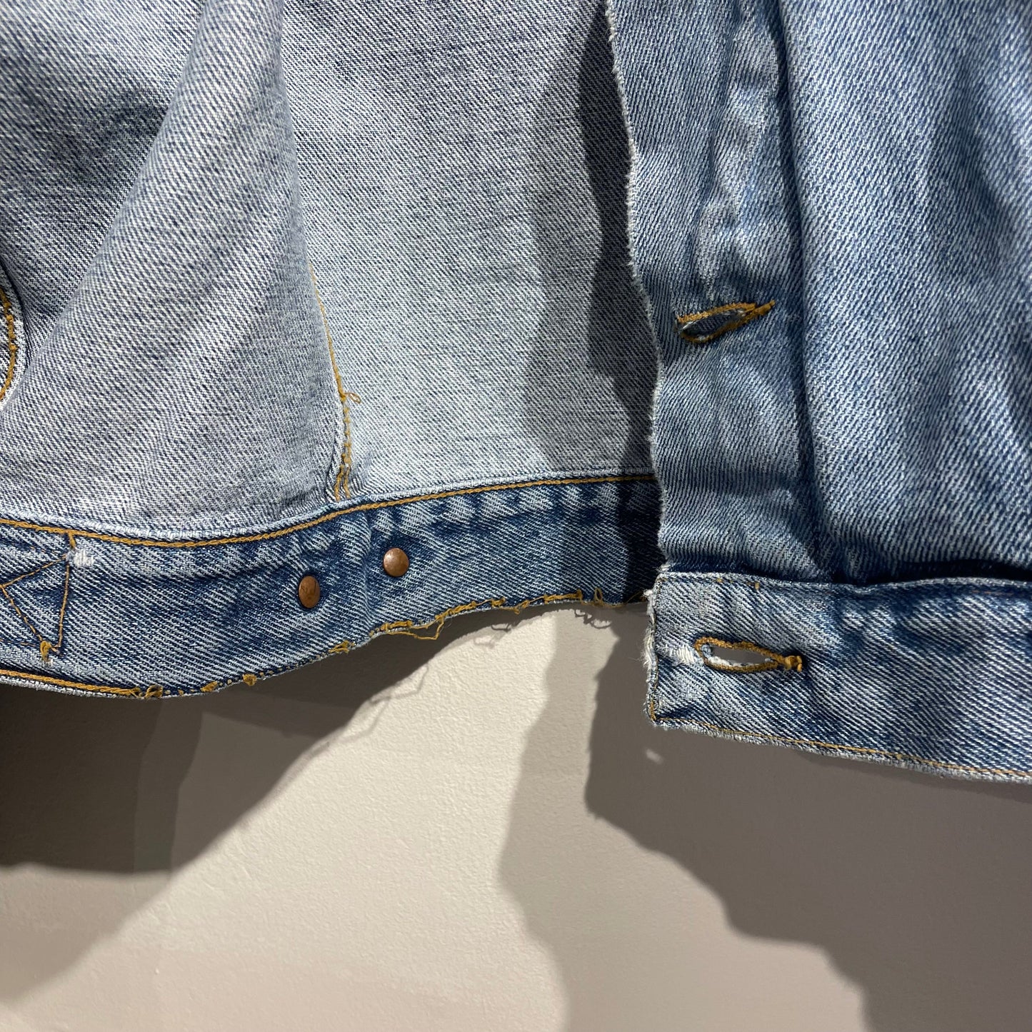 Katharine Hamnett Denim Trucker Jacket | O/S, Light Blue