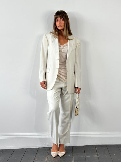 Versace Collection 2000s Straight Leg Suit - 40R/W32