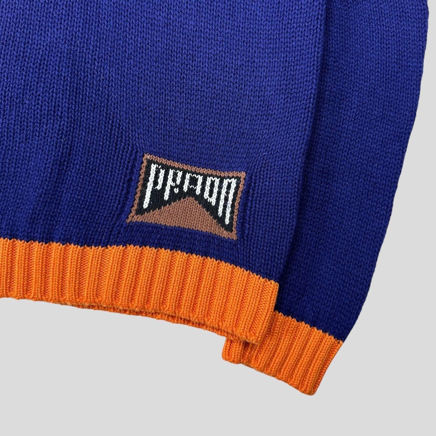 Prada Milano 2018 Intarsia Cashmere Chunky Race Logo Knit - IT46 (M)