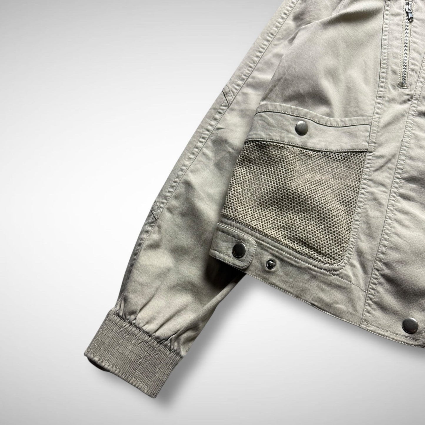 DKNY Cotton & Mesh Tactical Jacket (2000s)