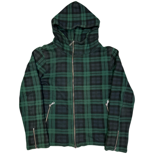 Takeo Kikuchi Plaid Hoodie In Green  ( L )