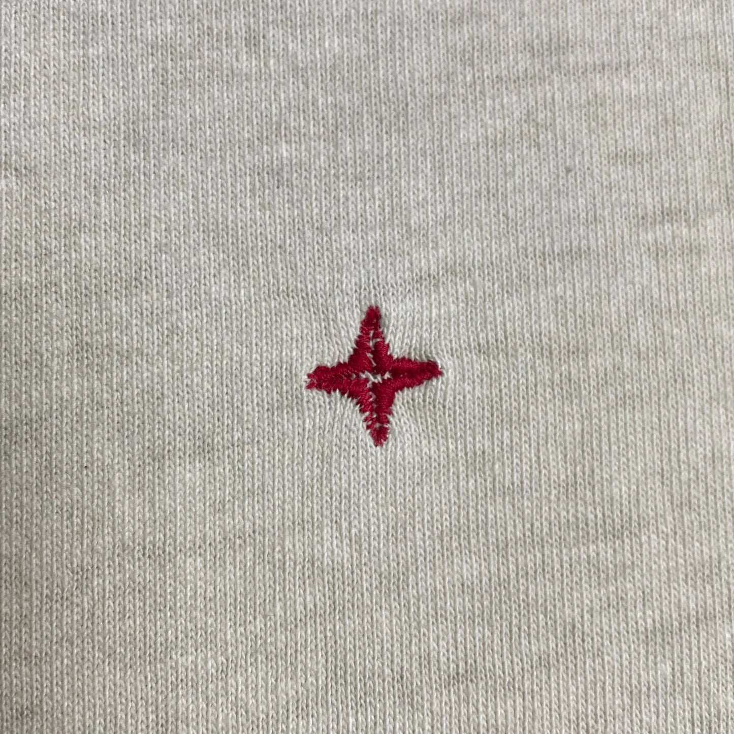 S/S 1986 Stone Grey Marina Spell Out Box Logo T-shirt