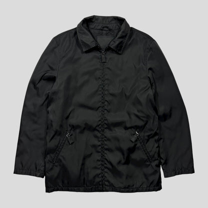 Prada 90’s Quilted Nylon Belt Parka Jacket - UK10