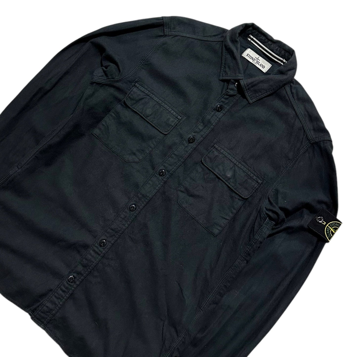 Stone Island Button Up Cotton Shirt