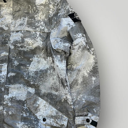 Stone Island Desert Dissolving Grid Camo Mesh Jacket L BNWT
