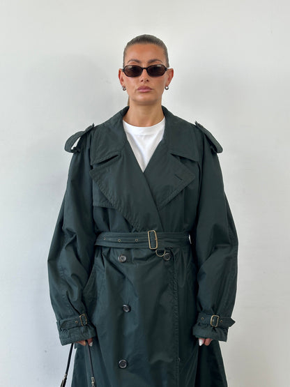 Hugo Boss Double Breasted Belted Trench Coat - XXL