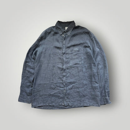 C.P. Company Relax Lino Flax SS/01 Zip Up Jacket 6 / XL | Default Title, Slate Grey