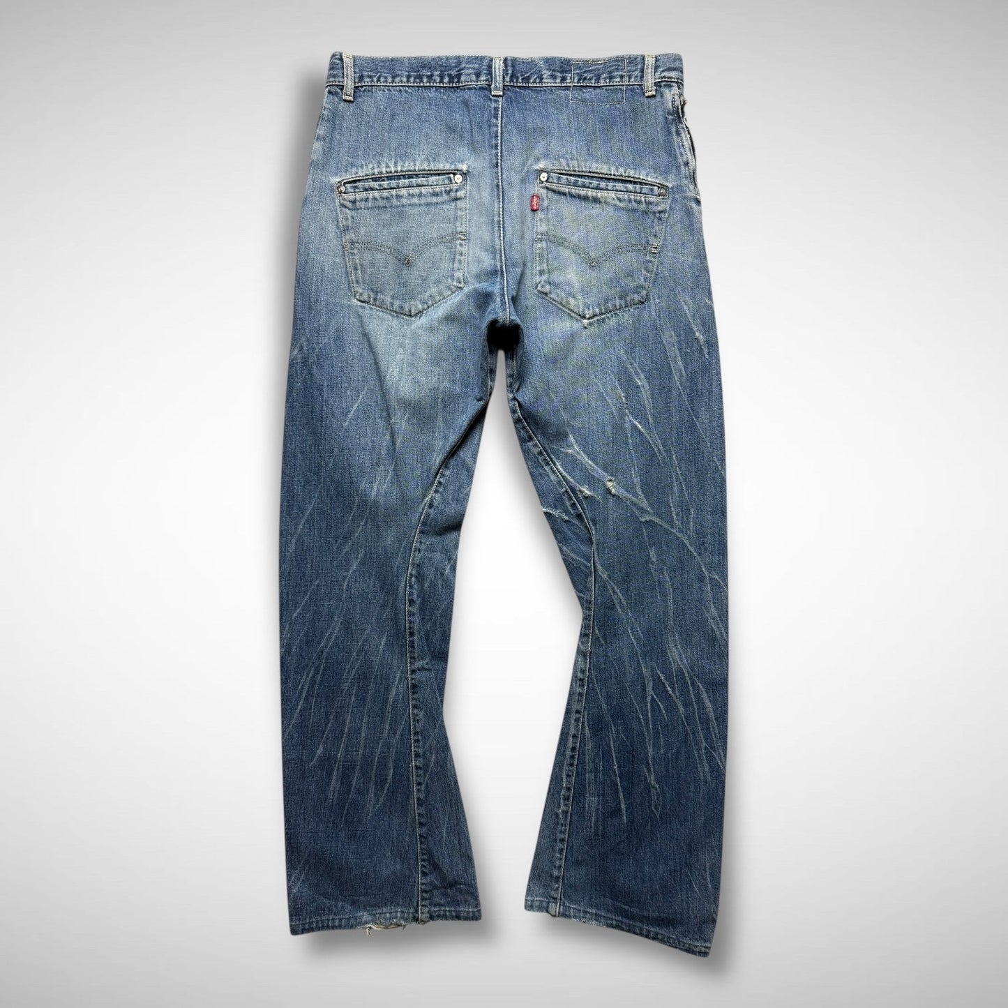 Levi’s Engineered Laser-Etched Twisted Jeans (2000s)