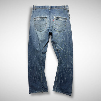 Levi’s Engineered Laser-Etched Twisted Jeans (2000s)