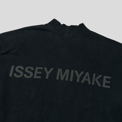 Issey Miyake 1993 Staff Spellout Logo Boxy Crewneck Jumper - M | Default Title, Navy