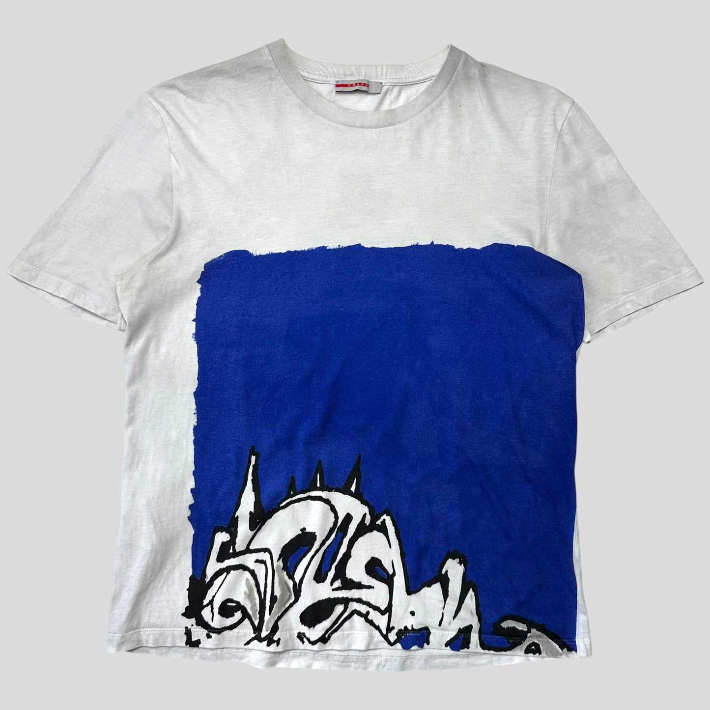 Prada Sport 2007 Unspoken Dialogue Graphic T-shirt - M | Default Title, White