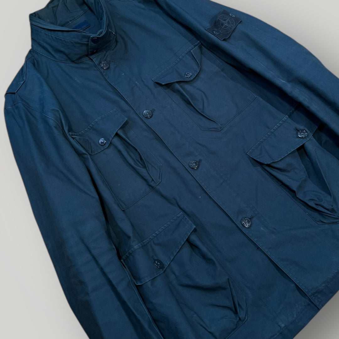 Stone Island SS/14 Stone Island 3L Performance Cotton Ghost Field Jacket XL/XXL | O/S, Navy