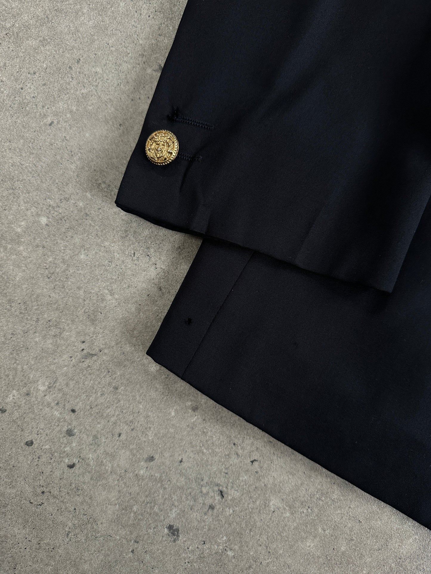 Gianni Versace Bespoke Button Pure Wool Single Button Blazer - 48R/XXL