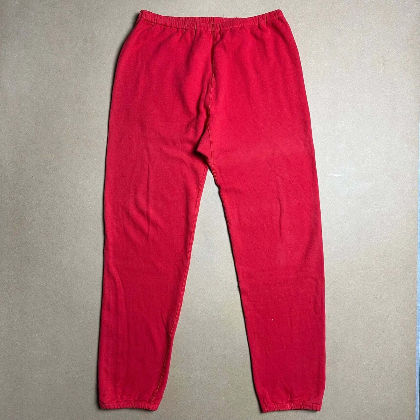 S/S 1986 Scarlet Red Square Patch Joggers