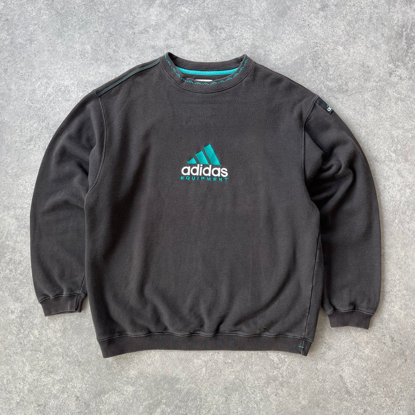 Adidas Equipment 1990s heavyweight embroidered sweatshirt (M)