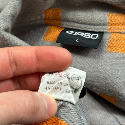 Gallery 1950 00’s Embroidered Squares Heavy Cotton Shirt - L