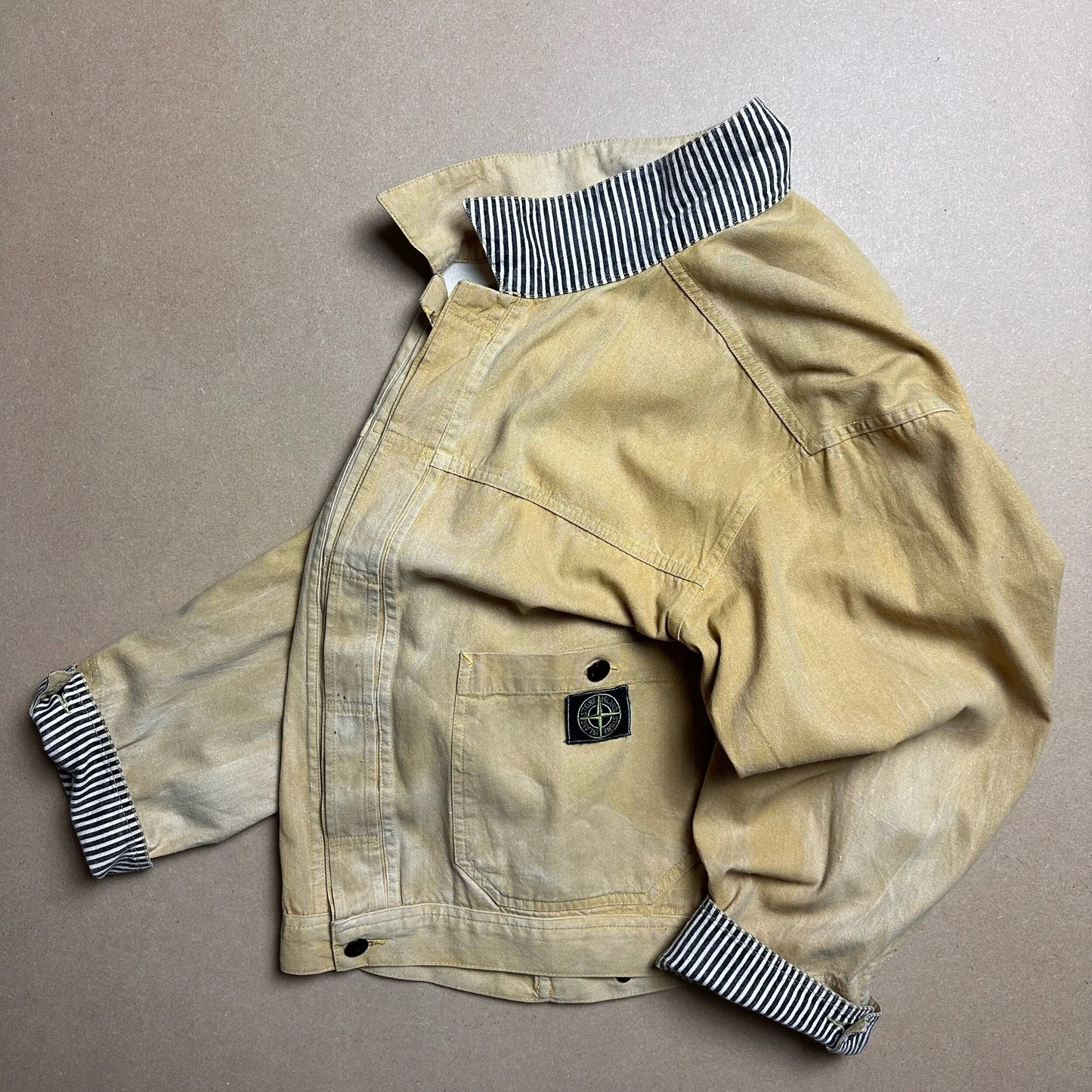 S/S1986 Honeycomb Yellow Carpenter Jacket