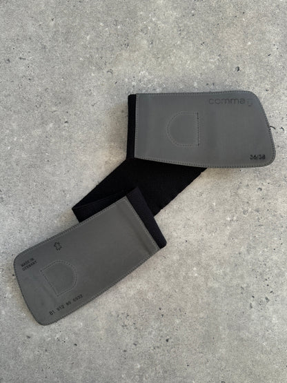 Vintage 1990s Elasticated Leather Belt - W28-32