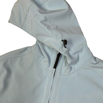 Stone Island Soft Shell Jacket In Baby Blue ( L )