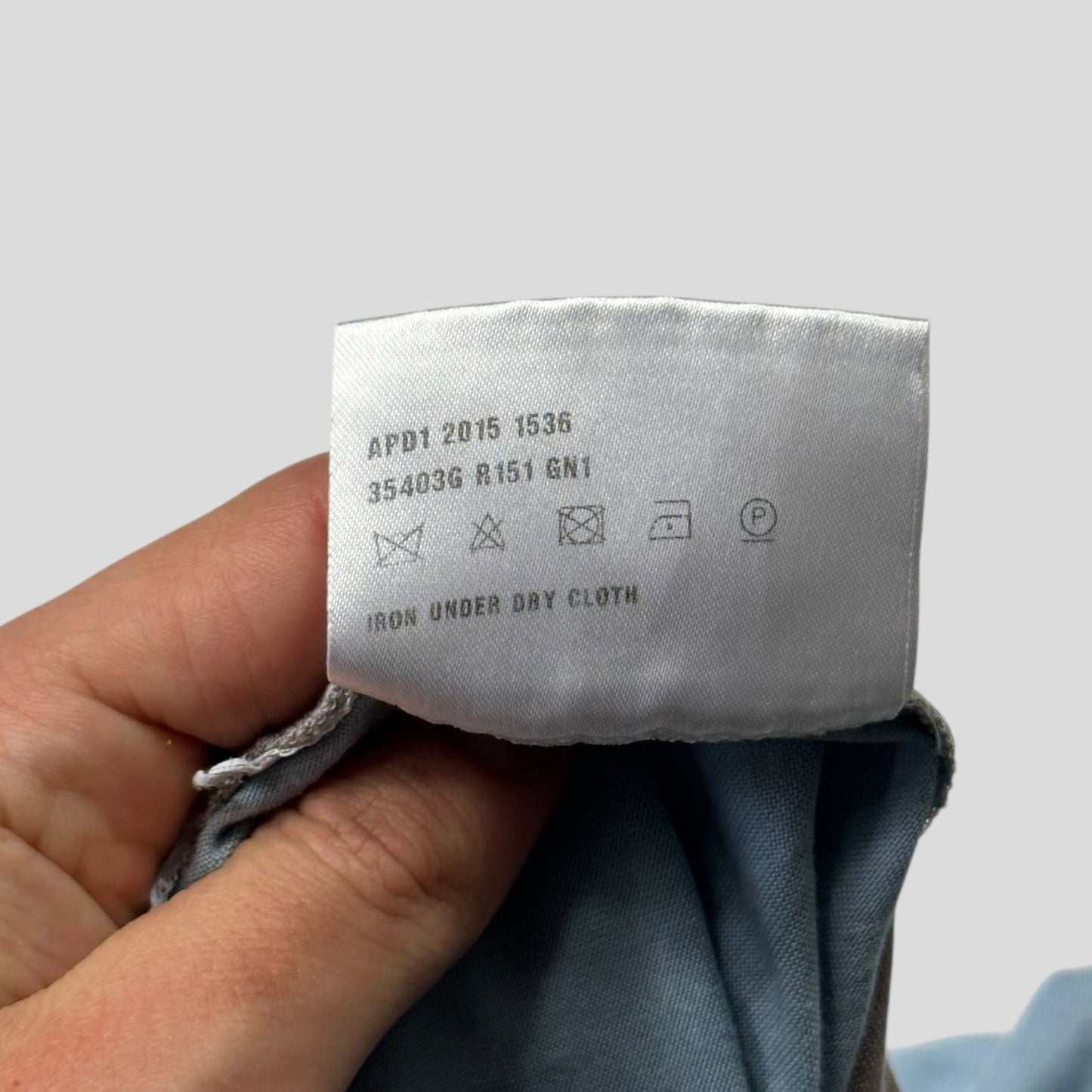 Prada 2015 Two-tone Buttoned Dixie Blouse Top - M