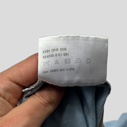 Prada 2015 Two-tone Buttoned Dixie Blouse Top - M