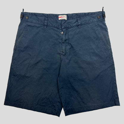 Prada Sport 2010 Black Tab Baggy Cotton Shorts - IT52 | Default Title, Black