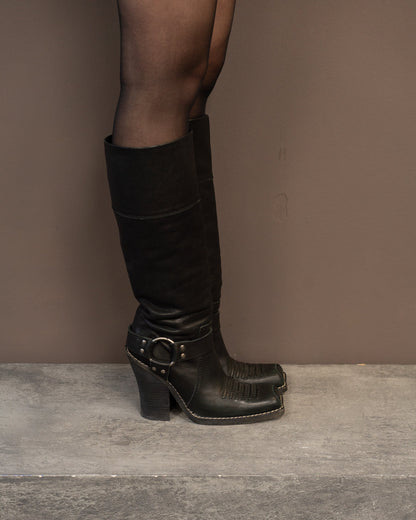 GALLIANO FOR DIOR F/W 2006 BOOTS (EU 39) | DEFAULT TITLE, Black