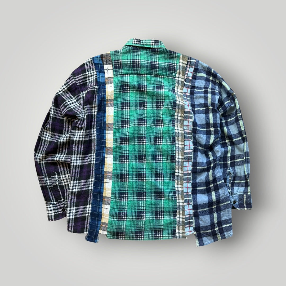 Needles Re-build Cotton Flannel Shirt M | O/S, Multicolor