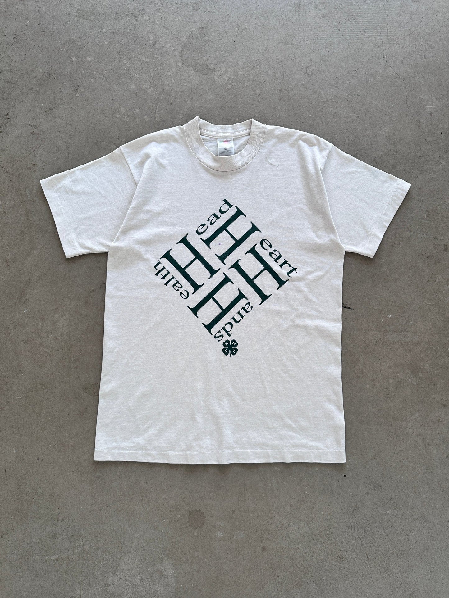 1990's Health Head Heart Hands T-Shirt - M | Default Title, Red