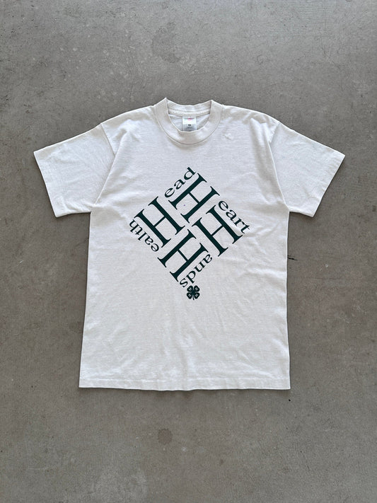 1990's Health Head Heart Hands T-Shirt - M | Default Title, Red