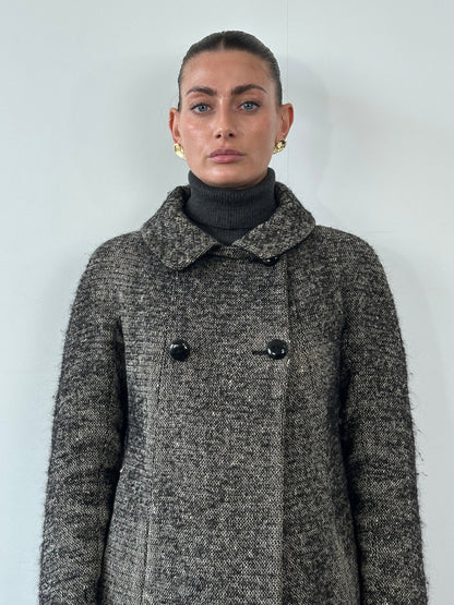 Max Mara Studio Wool Woven Coat - S