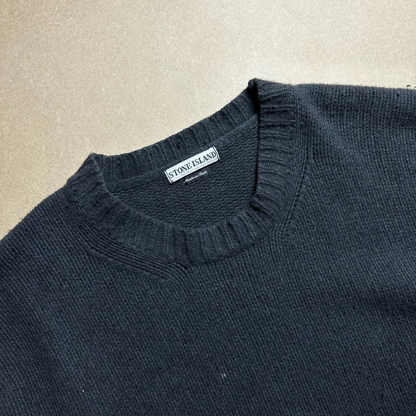A/W1997 Compass Embroidered Wool Knitted Jumper
