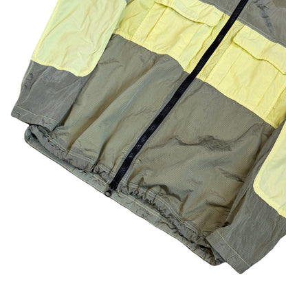 Stone Island SS/19 Nylon Metal Watro Ripstop Jacket In Khaki Green (XL) | Green, Green