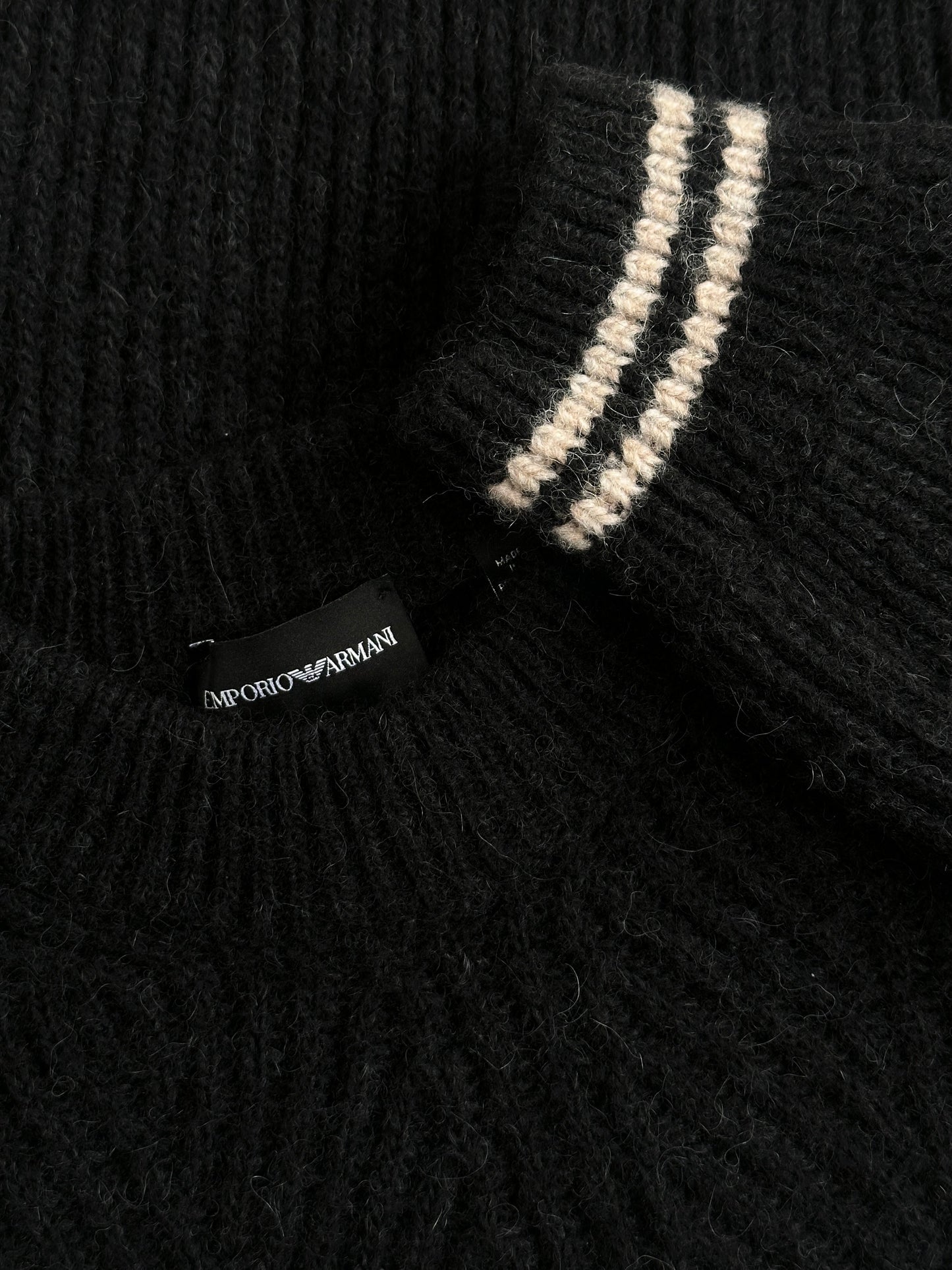 Emporio Armani AW21 Wool Alpaca Knitted Jumper - S