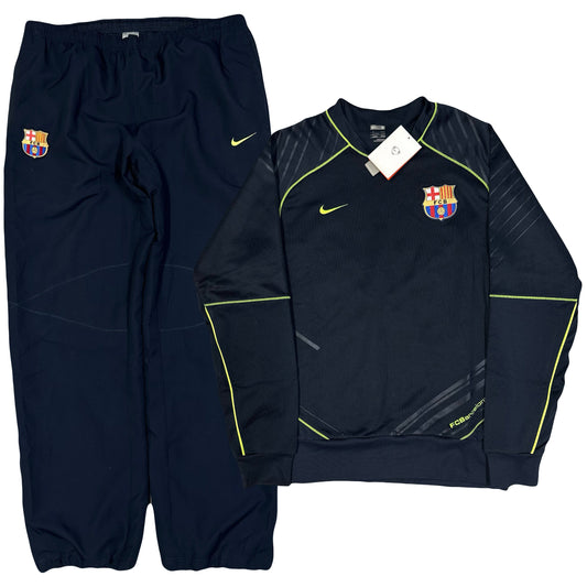 Nike Barcelona 2007/08 Tracksuit In Navy ( S )