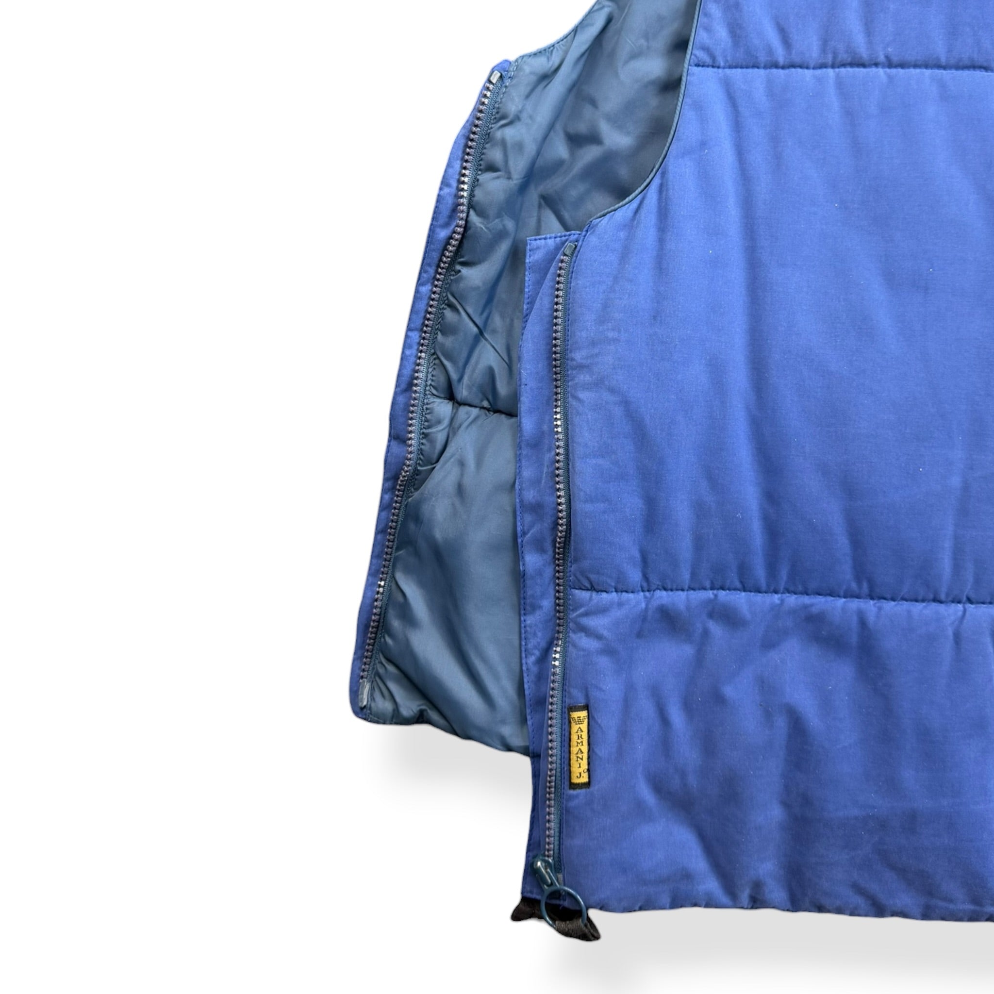 Vintage 1990's Armani Jeans Padded Utility Vest (M) | Default