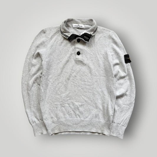 Stone Island SS/13 Cotton 1/4 Button Down Jumper M | Default Title, Grey