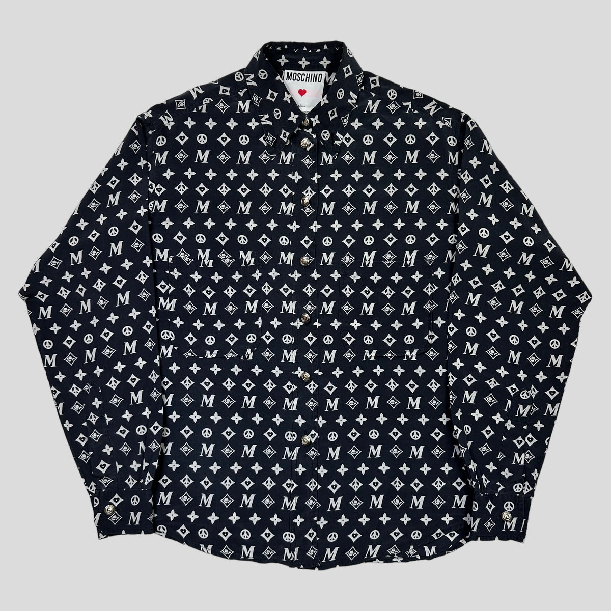 Moschino 1984 Louis Vuitton Monogram Rip - L/XL | XL, Grey