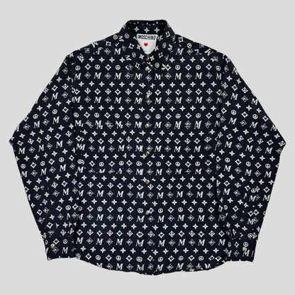 Moschino 1984 Louis Vuitton Monogram Rip - L/XL | XL, Grey