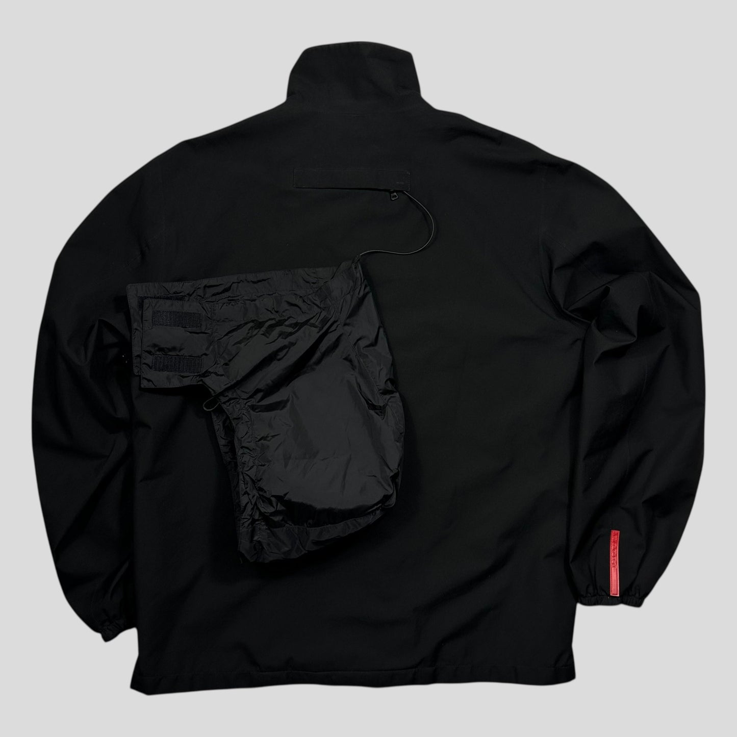 Prada Sport 00’s Goretex Nylon Stash Pocket Hood Jacket - XL