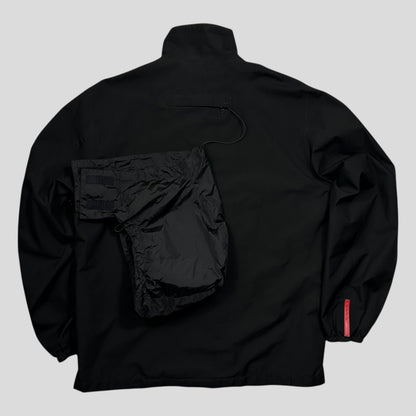 Prada Sport 00’s Goretex Nylon Stash Pocket Hood Jacket - XL
