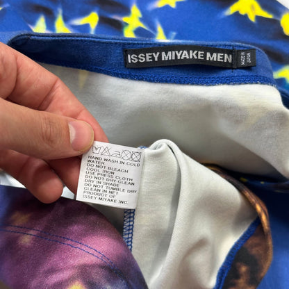 Issey Miyake 2016 Yoshinori Mizutani Parakeets Negative Vest - S | Blue