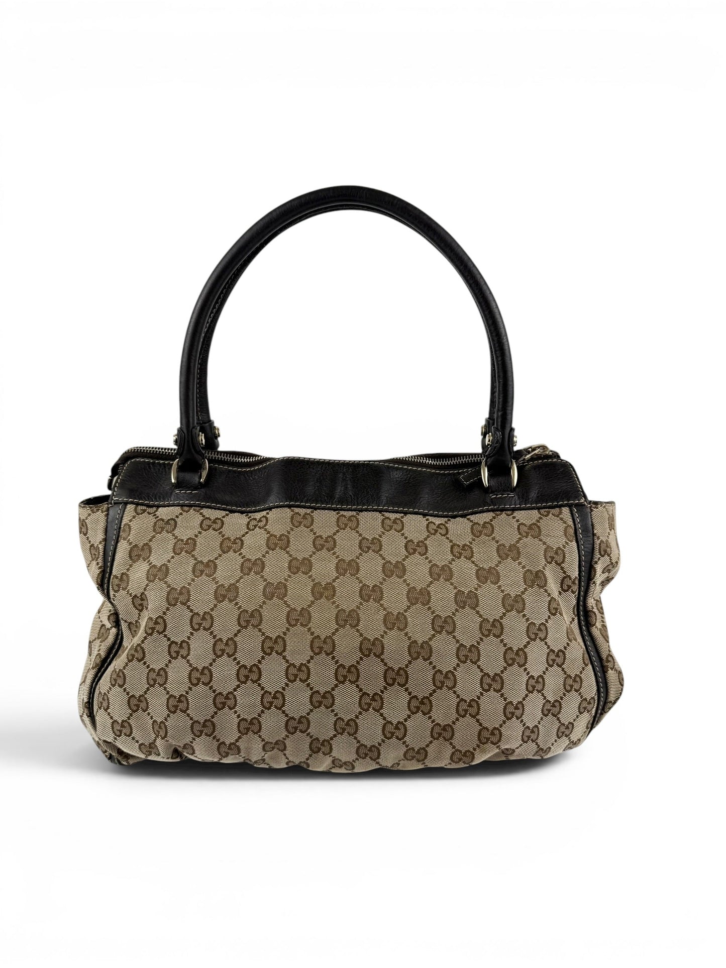 Vintage 90s Gucci Monogram GG Handbag | O/S, Brown