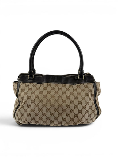 Vintage 90s Gucci Monogram GG Handbag | O/S, Brown